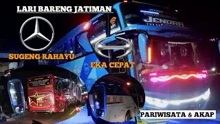 KETIKA BUS PARIWISATA Po JIMBARAN PUTRA ABADI BERTEMU BUS AKAP. Part 2 (Terakhir) #bismania #Basuri