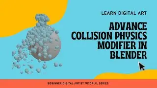 ֍ Blender 3D Animating Tutorial for Engineers in Hindi: Advanced Collision Phy. Modifier in Blender֍