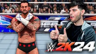 JUGANDO con CM PUNK en WWE 2K24