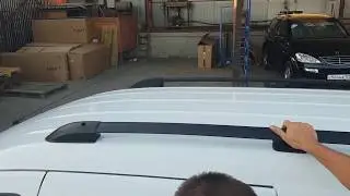 Рейлинги Lada Largus производство АвтоПолимерСервис. Установка.