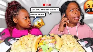 SOMEONE CAME TO FIGHT ME MUKPRANK ON MY DAUGHTER! (SHE WAS SO UPSET😭)