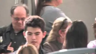 Ian Nelson arriving to Best Of Me Premiere