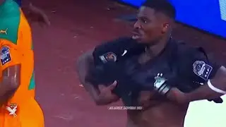 خطأ كارثي من حارس كوت ديفوار يحرم فريقه من فوز والتأهل لدور ال16ويخرج مصاباً Serge Aurierيأخد مكانه