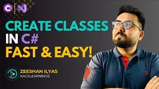 How to Create a New Class in C# (Visual Studio 2022) | Beginner C# Tutorial | Kacs Learnings