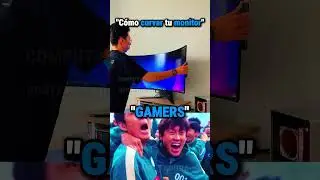 “Cómo curvar tu monitor💀” 