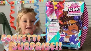 OMG Surprise confetti doll UNBOXING!