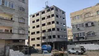 اعمال صب طابق خامس لعمارة سكنية (صب يدوي) 2023