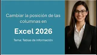Cambiar la posicion de las columnas en una tabla