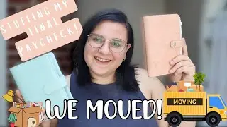 MOVING TO NEW YORK:  Cash Stuffing my final paycheck | Low Income | #cashstuffing | ReylersJourney