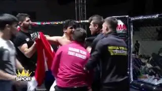 Rus rakibini nakavt eden Kadir Dalkıran dünya şampiyonu oldu