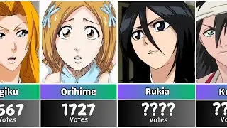 Top 50 Favourite Female Anime Characters in Bleach (Fan Poll) 