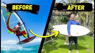 I turned a windsurfboard into a brand new Fish! | Upcycling windsurfboard | Part 4