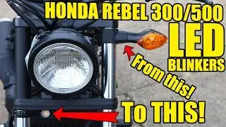 Honda Rebel 500 / 300 LED Blinker Install! High Tech Speed X-ARC