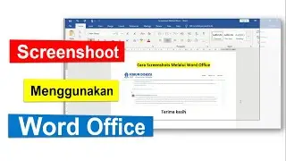 Screenshoot Melalui Word Office