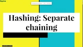 Hashing - Separate chaining