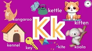 English Letter Kk - ABC Phonics Chant  #kids  #preschool #earlyliteracy #kidsyoutube #fyp #viral