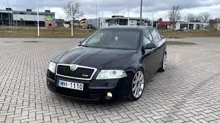 Lowered Skoda Octavia vRS mk2 2.0TFSI