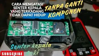 How to fix the AOKI headlamp sometimes not turning on - @Aoki ak-3652k 