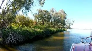 motor boat hardy 17 ph + yamaha 50 hp on the wild Vistula river
