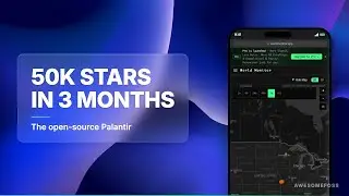 World Monitor: 50,000 Stars in 3 Months. The Open-Source Palantir Just Dropped.