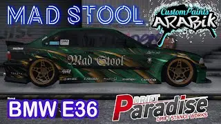 VINYL MAD STOOL. BMW E36 MTA DRIFT PARADISE