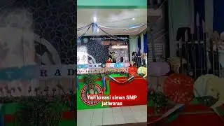 Tari kreasi siswa SMP 1 Jatiwaras