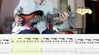 Simple Minds - Don't You (Forget About Me) BASS COVER + PLAY ALONG TAB + SCORE