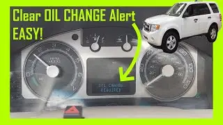 EASY! Clear "Change Oil Required" Alert on Ford Escape / Mercury Mariner
