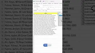 Excel’de Hücredeki Metinleri Ayırma #shorts