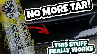 Removing tar before ceramic coating! (Chemical guys Bug&Tar remover)