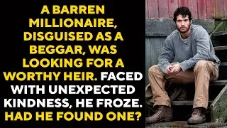 A barren millionaire disguised as a beggar, hoping to find a worthy heir to his fortune.