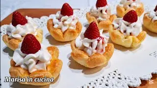 Puff Pastry Baskets: Light, Creamy and Irresistibly Delicious!
