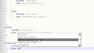 PHP Tutorial Video 17: Login Form 4: Creating a function to minimize redundancy.