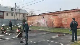 Практический этап соревнований ДЮП «Вместе за пожарную безопасность» (2023 г.)