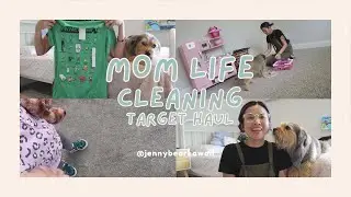 NEW* MOM LIFE CLEANING 2023 / TARGET HAUL / CLEANING MOTIVATION / MINECRAFT / GIRLS BDAY GIFT IDEAS