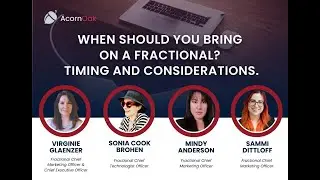 When Should You Bring on a Fractional? Timing and Considerations. Episode 28