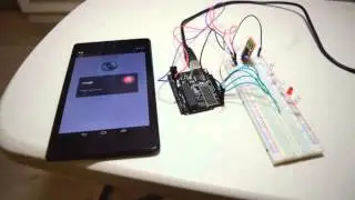 Voice Activated Arduino Demo (using smartphone)