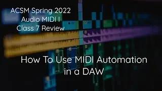 How to use MIDI Automation