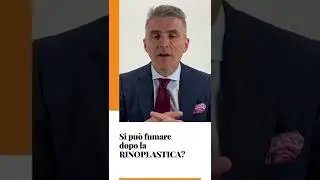 Si può fumare dopo una rinoplastica?