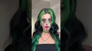 Clown make up 🤡💚