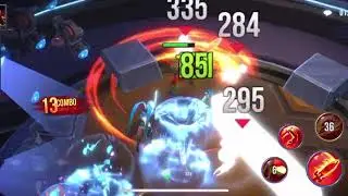 Dungeon Hunter Champions- iOS- Gameplay #5- Board 4 Final Boss- Chapter 4 Complete- iPhone X