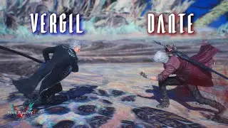 Best Freestyle Dante vs Vergil Fight (Freecam mod)