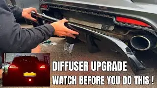 VW Scirocco R - Styling - Diffuser install - F1 Rainlight - How to