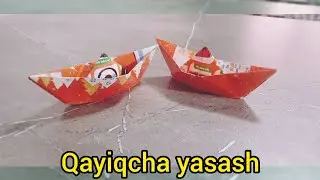 qayiqcha yasash making a boat