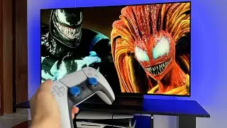 Spider Man 2 PS5 Slim Gameplay 4K 120hz HDR | LG OLED C4 48