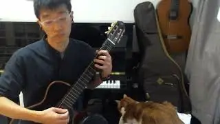 A Town with an Ocean View (Kiki's Delivery Service) - Joe Hisaishi - Fingerstyle Guitar - 20240227
