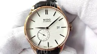 MIDO Belluna II Swiss Automatic Men's Watch | Мужские Швейцарские Механические Часы Мидо Золотистые