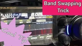 #Yaesu FT-710 trick band swapping