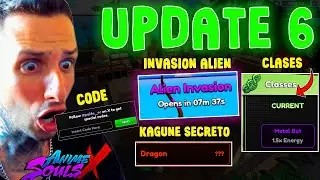 UPDATE 6 ANIME SOULS X CODES ROBLOX *ALIEN INVASION* DRAGON KAGUNE *CLASSES*