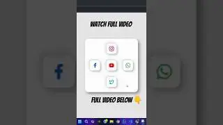 Neumorphism Social Media Icons with Animation ✨ | HTML & CSS in 60 Seconds 
